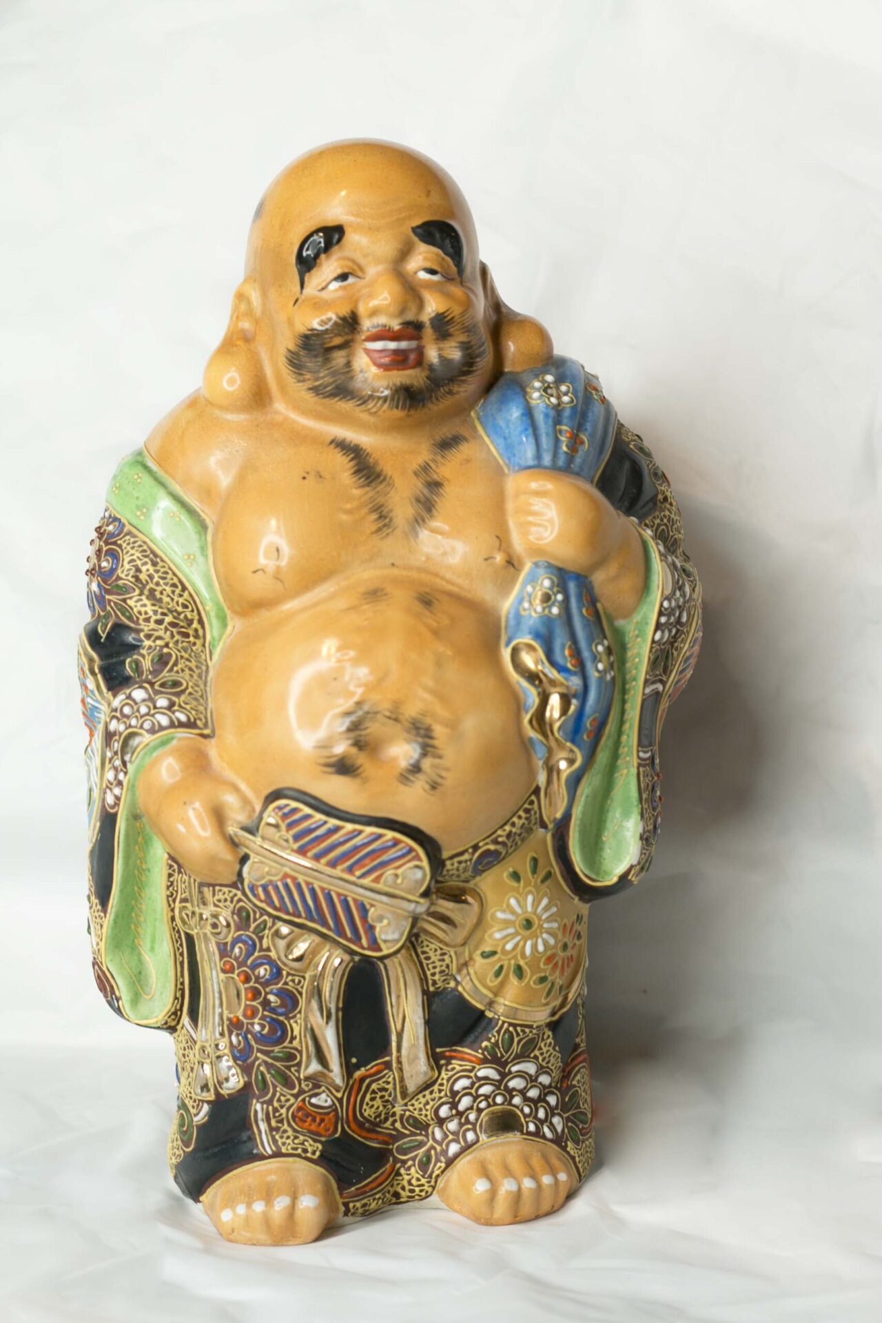 Cтатуэтка Хотей – Бог счастья, веселья и богатства, Япония, начало 20 века, Фарфор