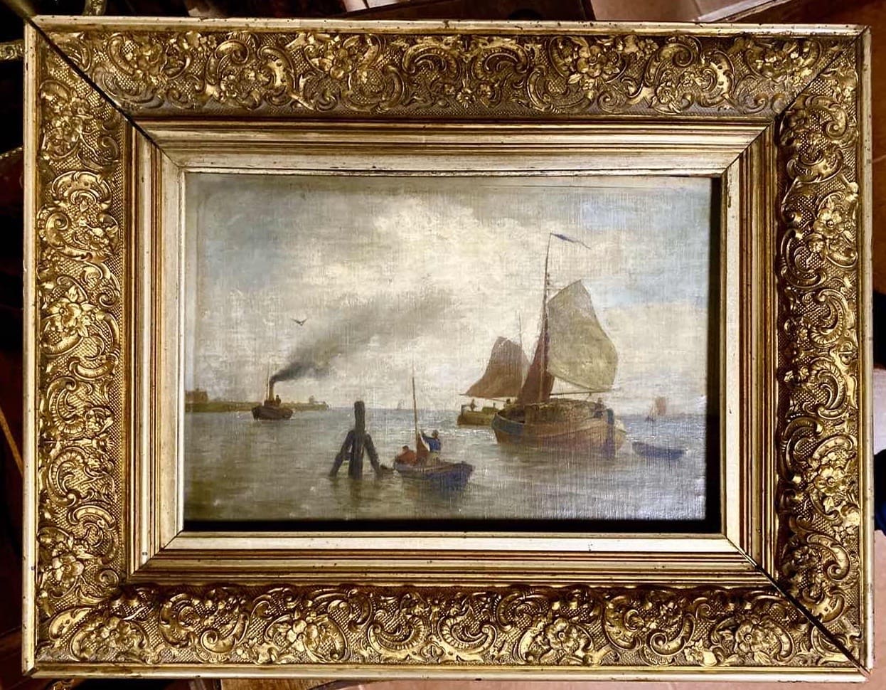 Корабли - Европейская живопись, Западная Европа, Холст, масло
