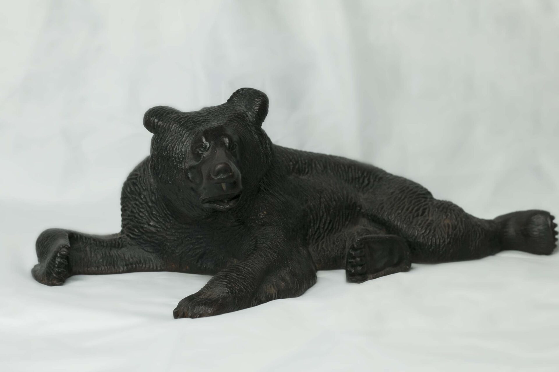 Скульптура «Медведь» из чугуна и литья, Россия, Каслинский завод, 1960 год